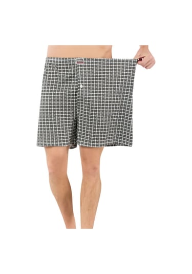 Öztaş Erkek Büyük Beden Penye Boxer 5'Li A1130