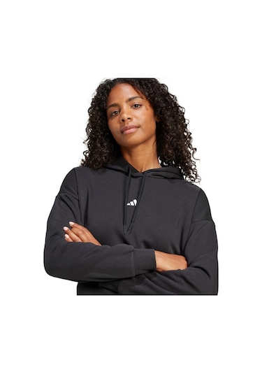 Adidas W Sl FC HD JN1861 Kadın Sweatshirt - Siyah