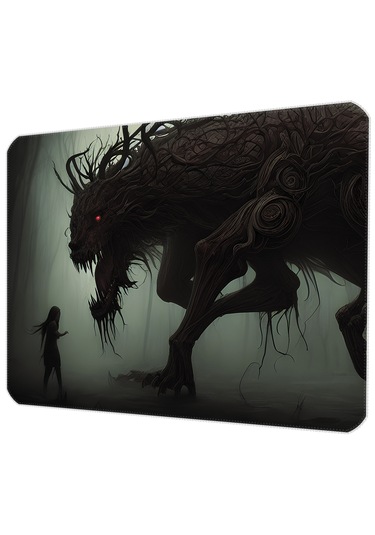 İlyuka 40x30cm Gaming Oyuncu Mousepad Spooky Beast Mp264030