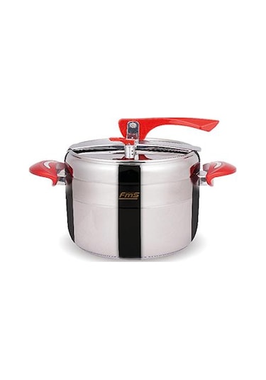 FMS 5 Litre Klasik Düdüklü Tencere Kırmızı
