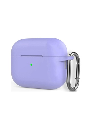 E2m Aırpods Uyumlu 1-2 Kılıf Sense Silikon Lila Lila