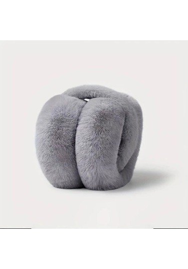 Elmpaly Kadın Erkek Kışlık Kulaklık Gri - Hafif Katlanır Kayak Yürüyüş Bisiklet