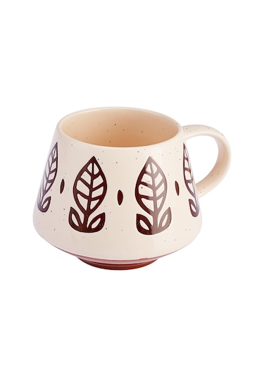 Emsan Ethnic Grass Kupa 480 ML Kahve