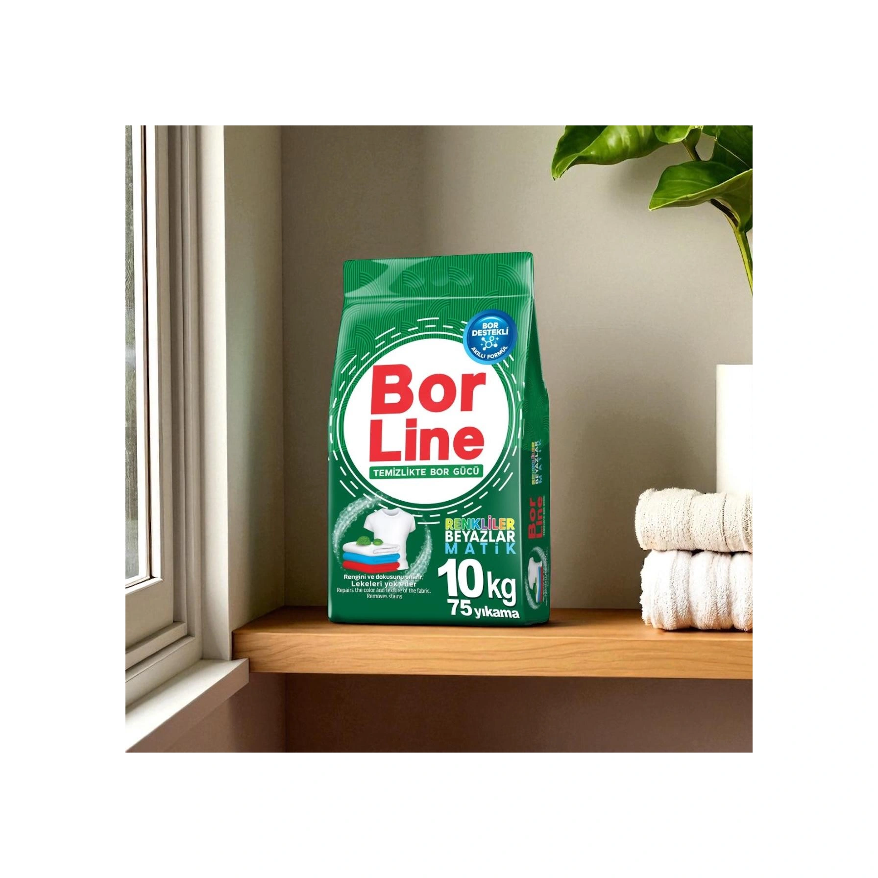 Borline 10 Kg Renkliler Ve Beyazlar İçin Toz Deterjanı