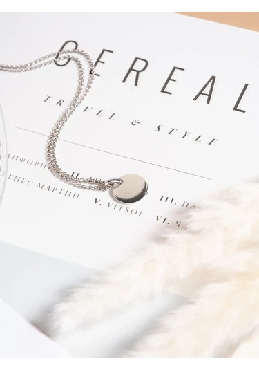 Sılverme 925 Gümüş Madalyon Kolye 29449614