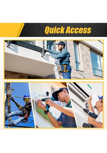 Matkap Tutucu Kemer Klipsi, Akülü Matkap Sürücüsü İçin Kanca