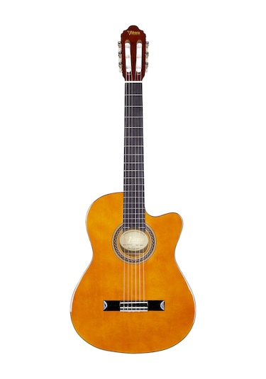 Valencia Vc104thnc Klasik Gitar 4/4 Naturel Sap Çelikli İnce Kas