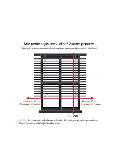 Kidmex Krem Geniş Plise Zebra Stor Güneşlik Perde