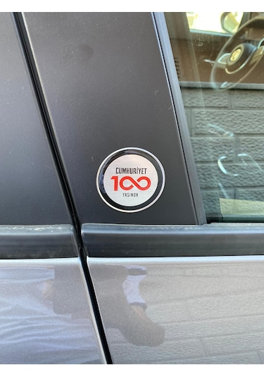 Cumhuriyet 100 Yaşında Silikon Logo 1 Adet