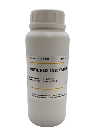 Metil Red Indikatörü 500 Ml