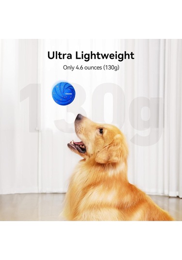 Cheerble Akıllı Köpek Oyuncağı - Şarjlı, Mavi, 7x7x7 Cm, İnteraktif Hareketli Top