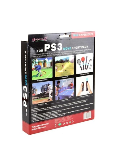 Ps3 Move Sports Kit Golf Tennis Pinpon Match 6in1 Ps3 Ps Vr