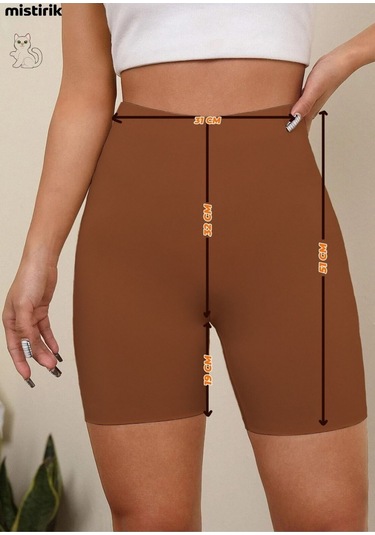 Porfy Dikişsiz Hayalet Sıkılaştırıcı Şekillendirici Iz Yapmaz Lazer Paçalı Korse Kahve Renk Kahverengi