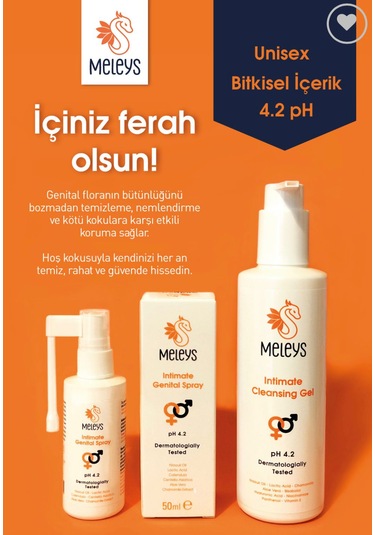 Meleys İntimate Cleansing Gel 50 ML