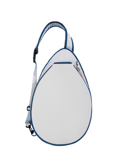 Suntek Tenis Çantası Taşınabilir Çok Beyaz-mavi-kenarlar