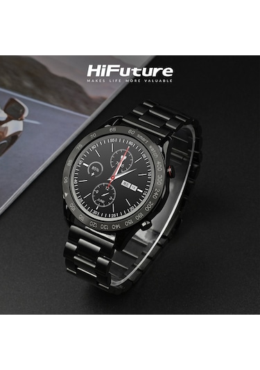 HiFuture FutureGo Pro 1.32" BT Arama AMOLED Ekran IP68 Su Geçirmez Akıllı Saat