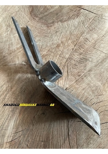 Bcn Kalın Çelik Bahçe Çapası 1 Çelik Çapa Saplı Çatal Çapa