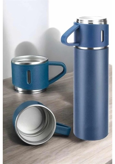 Bfs 500 Ml Kapasiteli Taşınabilir Basınçlı Termos Seti Günlük Kullanım İçin İdeal Çok Renkli