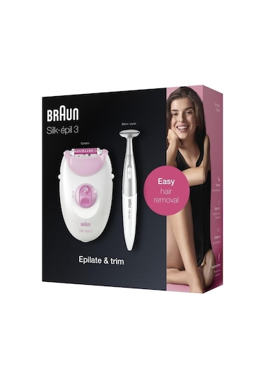 Braun Silk-épil 3 3321 Epilatör / Epilasyon + Bikini Trimmer