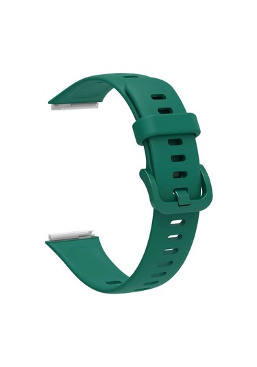 Ekılıf - Huawei Band 7 Uyumlu - Kordon Silikon Kordon Krd-71 - Siyah