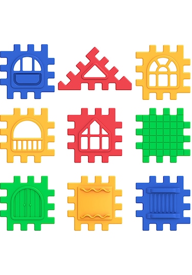 Dede Puzzle City 64 Parça 5 Adet