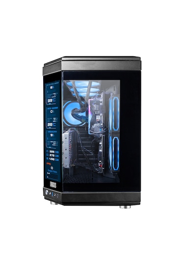 Dragos North Evo Vision Plus 7x ARGB Fan USB 3 + Type C ATX LCD Ekranlı Bilgisayar Kasası