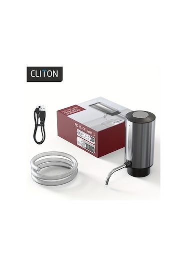 Honeybeeshop Kd-8 Elektrikli Sarap Sürahisi Dekantor Sarap Ve Zeytinyagi Dokme Uyumlu Otomatik Icecek Cesmesi