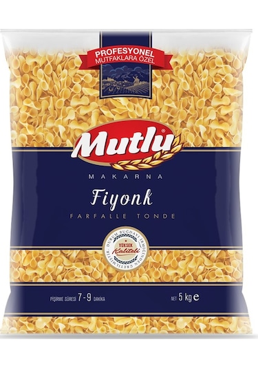 Mutlu Makarna Fiyonk 5 KG