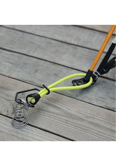 Suntek Kancalı Bungee Kablosu 6mm Halat Kanopi Neon-yeşili Neon Yeşili Çok Renkli
