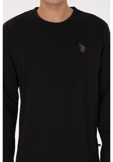 U.s. Polo Assn. Erkek Siyah Pijama Takım 50318602-vr046 Siyah