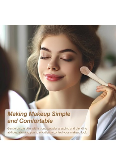 Fondöten, Pudra, Kapatıcı Ve Göz Farları İçin Sentetik Makyaj Fırçası Seti İle Makyaj Becerilerinizi Geliştirin