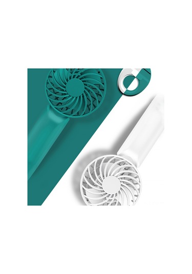 Symbee Portatif Usb Şarjlı Mini El Venti, 3 Hızlı Doğal Rüzgar, Telefon Tutucu Ve Masa Üstü Standı İle Sessiz Isınma - Pembe