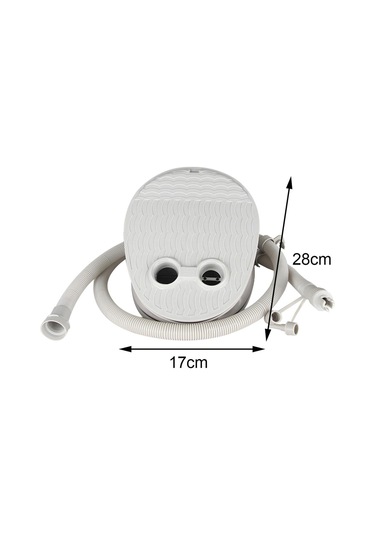 Dolıty Hortumlu Ayak Pompası Yüksek Hacimli Dış Mekan Hava Beyaz Çok Renkli