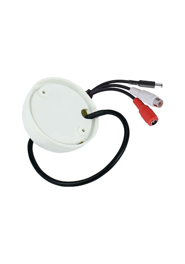 Ses İzleme Mikrofonu - Cctv Güvenlik Ve Ip Kamera Sistemleri İçin Dahili Preamp İle Kablolu Ses Mikrofonu