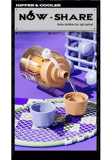 Tuomeng Su Bardağı Büyük Kapasiteli Yüksek Sıcaklığa Dayanıklı Plastik Dundun Kupası Büyük Göbek Kupası 750ml Yeşil