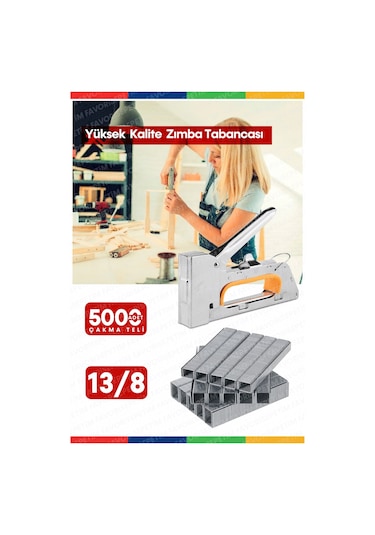 Çok Amaçlı Ev Dekorasyon Mobilya Ahşap Çerçeve Çakma Manuel Zımba