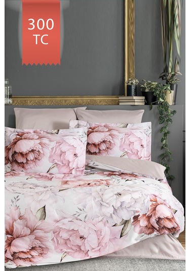 Varol Royal Saten Tek Kişilik 300tc Nevresim Takımı - Pamira Çok Renkli