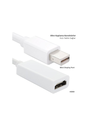 Mini Displayport Hdmı Çevirici Thunderbold To Hdmı Adaptör
