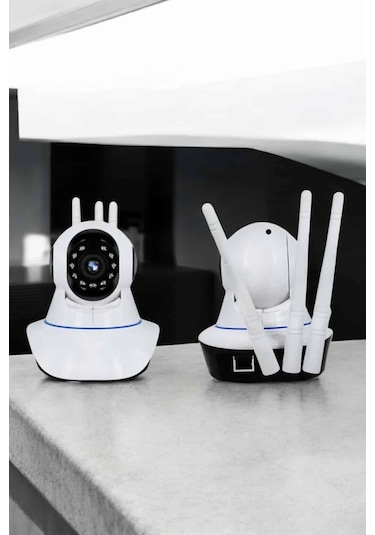 Buğz Wifi Kamera Ev Kamerası Gece Görüşlü Kablosuz Bebek Izleme Kamerası