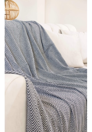 Tabu Home Dokuma Cozy Comfort Siyah Tv Örtüsü