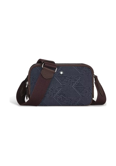 Montblanc 4810 Denim Mini Çapraz Çanta 221590 Mavi