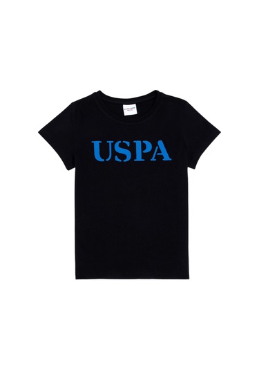 Çocuk Basic Bisiklet Yaka Tişört SIYAH