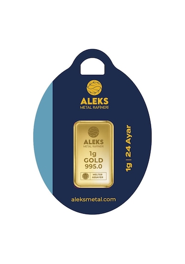 Agakulche 1 Gr 995 24 Ayar Amr Külçe Altın