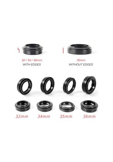 Monyee Dağ Bisikleti Amortisör Ön Çatal Viskil Seali - 34mm Boyutlu, Spreyli Yuvarlak Ve Tıkanıklık Önleyici Orijinal Montaj Seti Çok Renkli