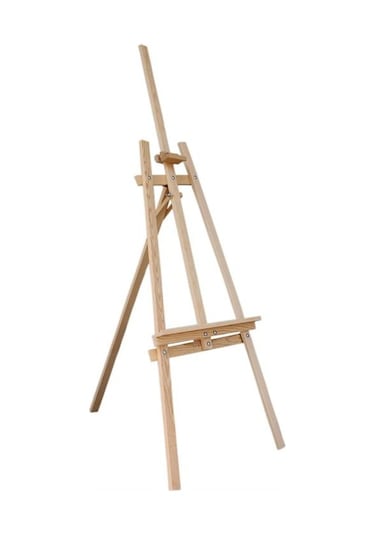 Standart 170 Cm Ayaklı Ayarlanabilen Kaliteli Çam Ağacından Şövale