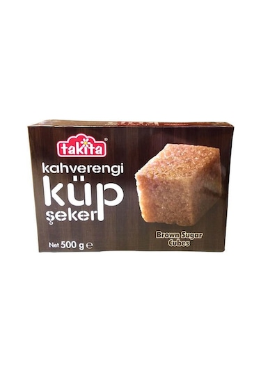 Takita Kahverengi Küp Şeker 500 G