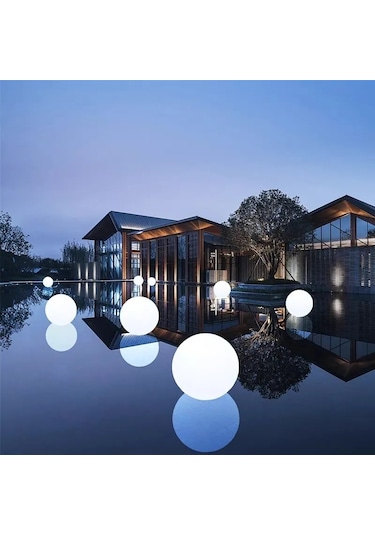 Havuz Yüzen Top Işık Karartma Rgbw 16 Renk Bahçe, Yard Dekor İçin Led Işık Çok Renkli