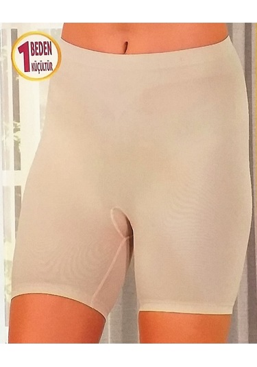 Toparlayıcı Korse Şort-tayt Ten