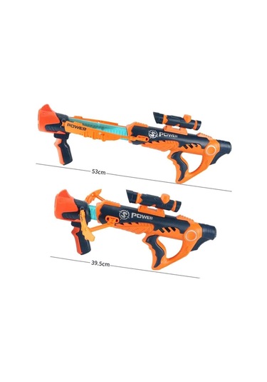 Dürbünlü 12 Mermili Sünger Top Atan Silah Hedefleme Dürbünü & Manuel Mekanizma