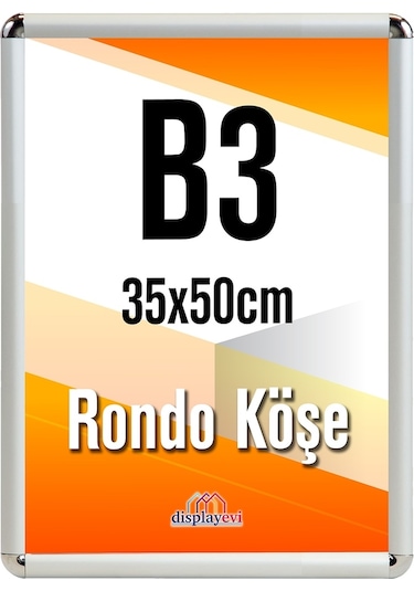 Alüminyum Çerçeve Rondo Köşe 35X50Cm B3